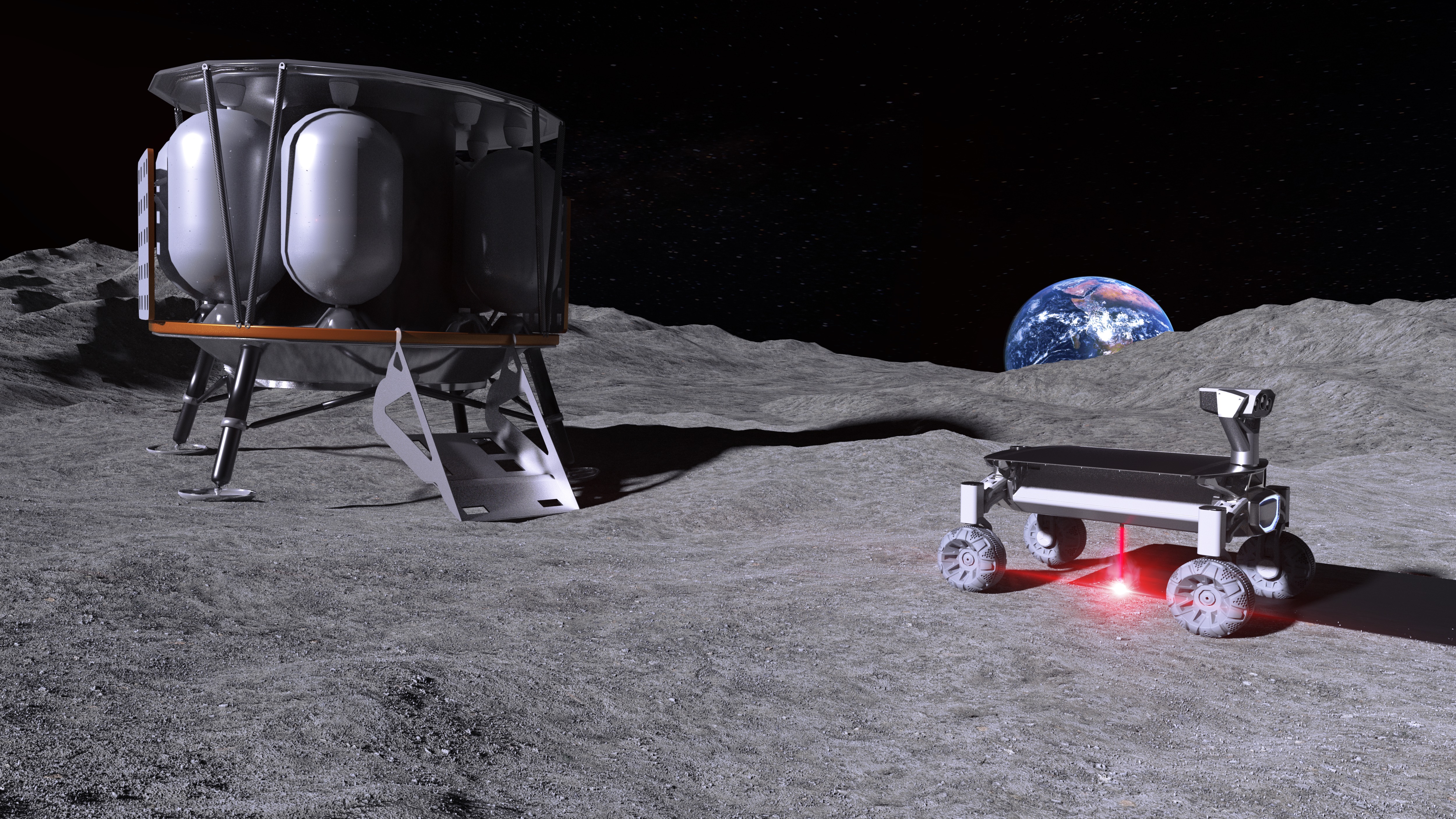 Mobile – Selective Laser Melting (M-SLM) for the Construction of Infrastructures on the Moon