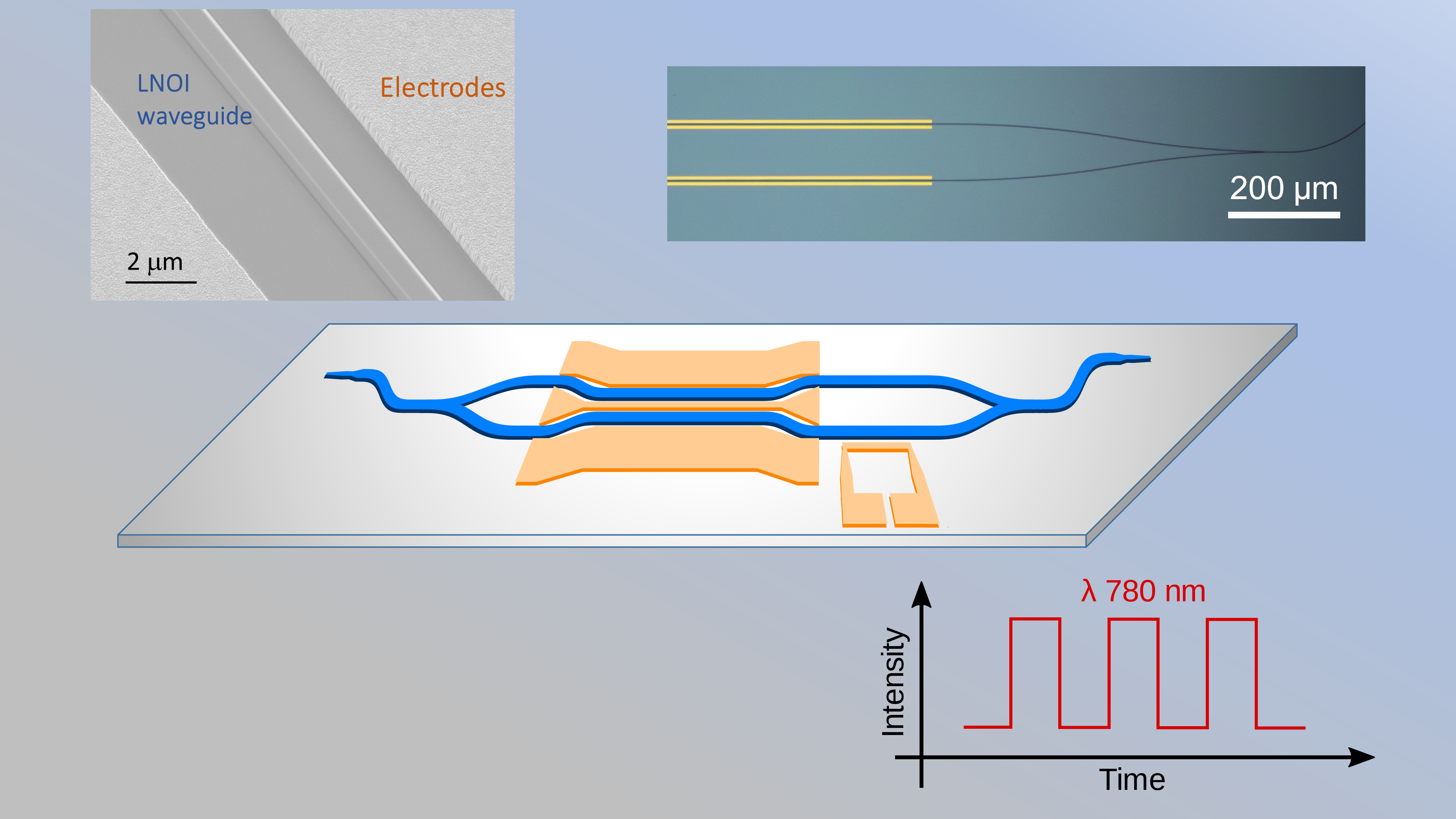 High-speed integrated electro-optic modulator for the visible range