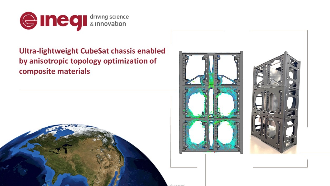 Ultra-lightweight CubeSat chassis enabled by anisotropic topology optimization of composite materials