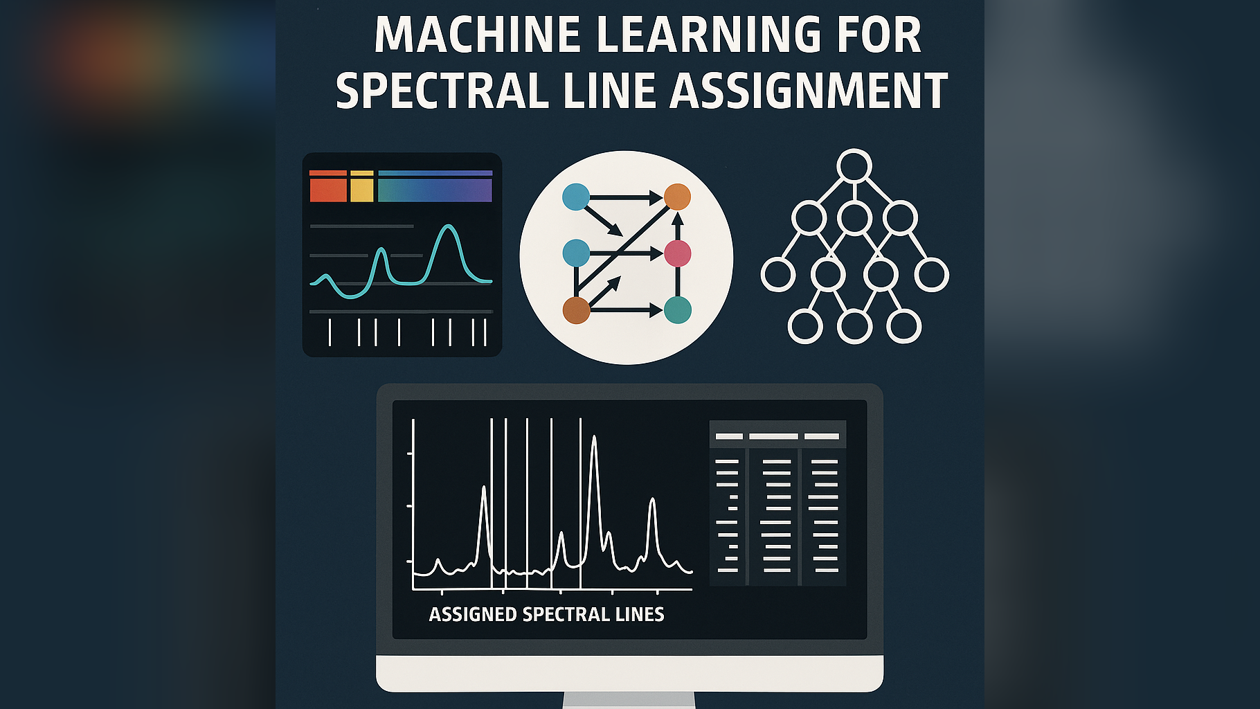 Machine Learning for Novel and Automated Spectral Line Assignment