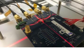 Investigations on Wideband Radio Frequency Agile Transceivers under Radiation Conditions