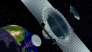 SPS Station Keeping Using Solar Radiation Pressure for Propulsion