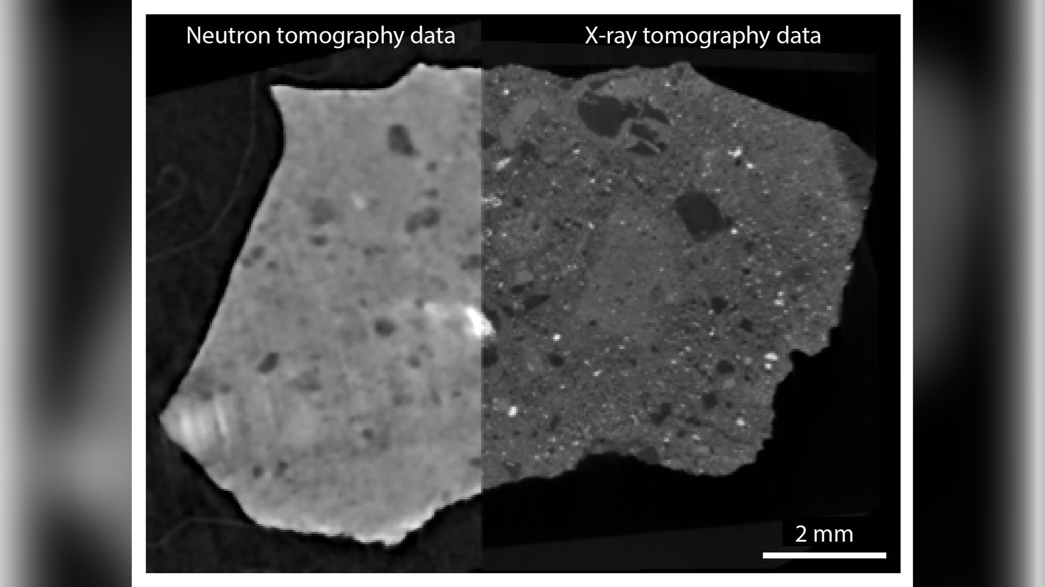 Explore the use of neutron computed tomography for structural analysis of extraterrestrial material through dedicated end-to-end studies of the NWA 7034 "Black Beauty" Mars meteorite