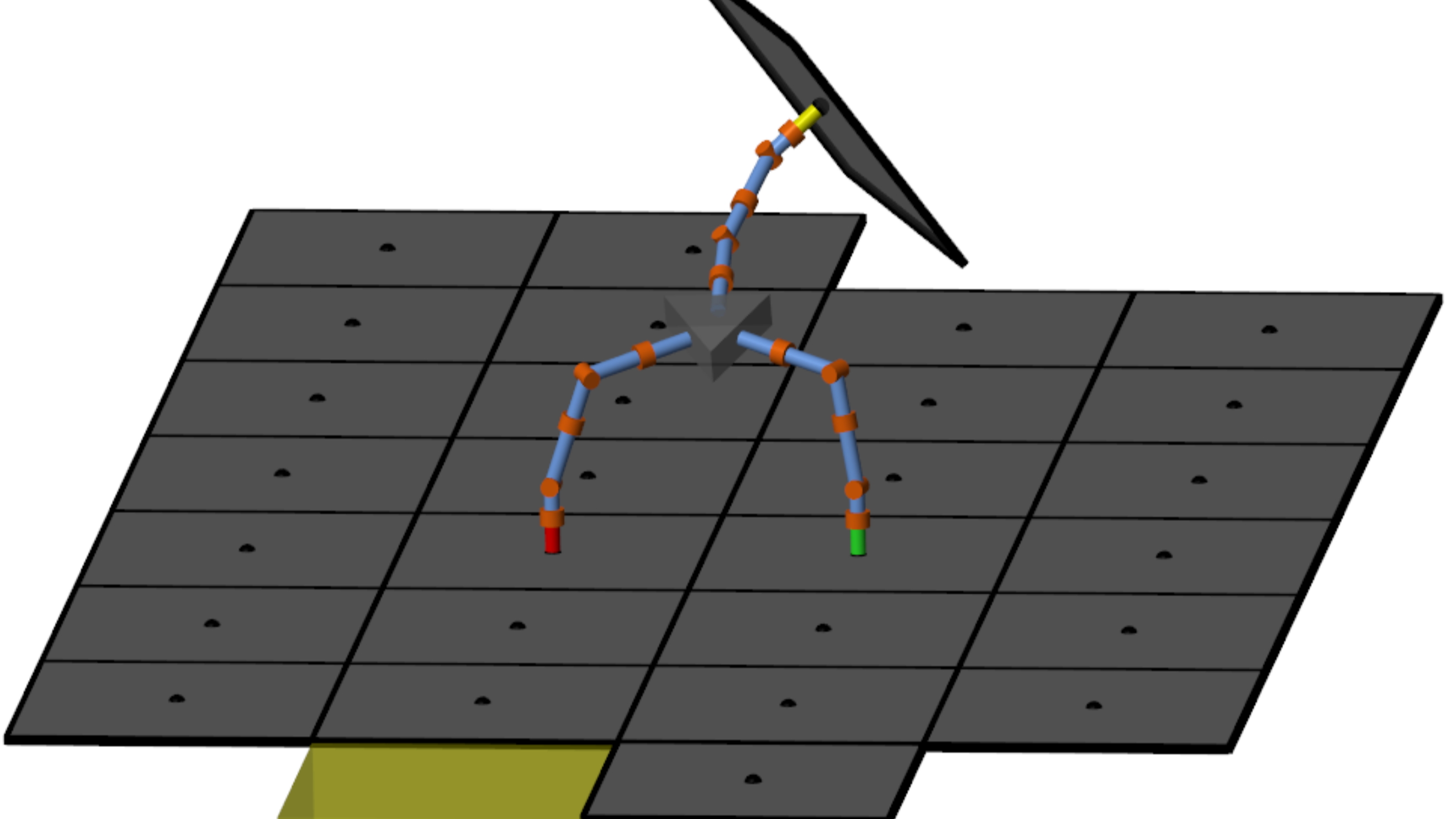 Modelling and Control of a Multi-Arm Robot for Assembling Flexible Structures in-Orbit
